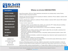 Tablet Screenshot of gsmmasters.pl